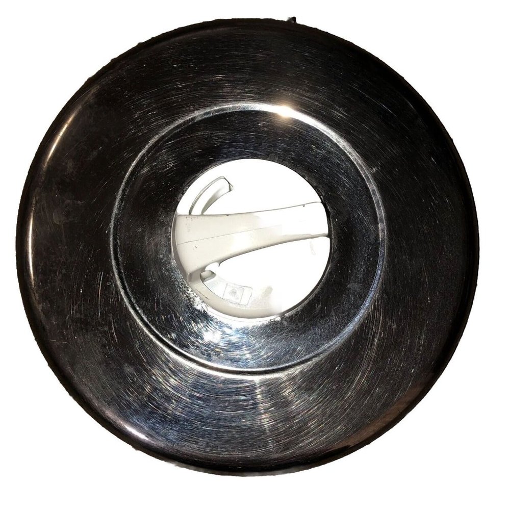 Replacement Pot Pan Lid Stainless Steel Air Vent Knob Used 8.5” Inner Lip - Picture 3 of 13